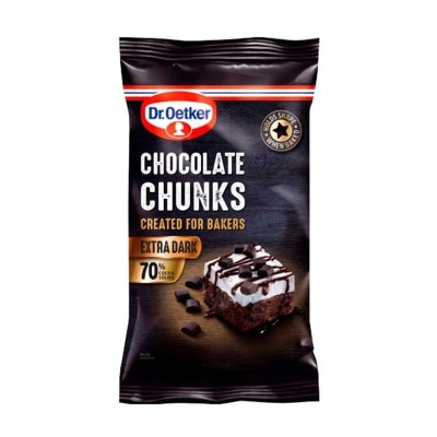 DR.OETKER Extra Dark Chocolate Chunks