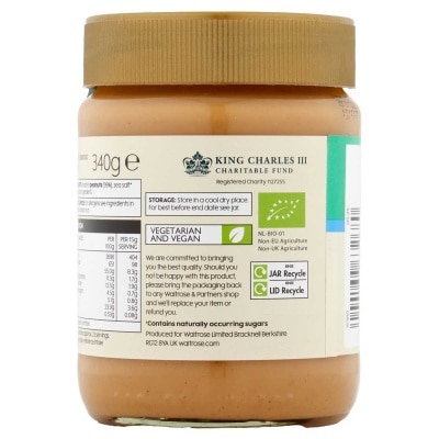 WAITROSE 有機幼滑花生醬 image