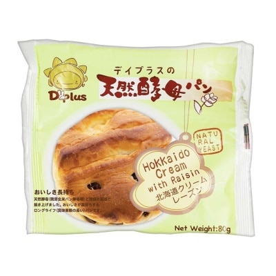 D2PLUS Nature Yeast Bread-cream W/raisin