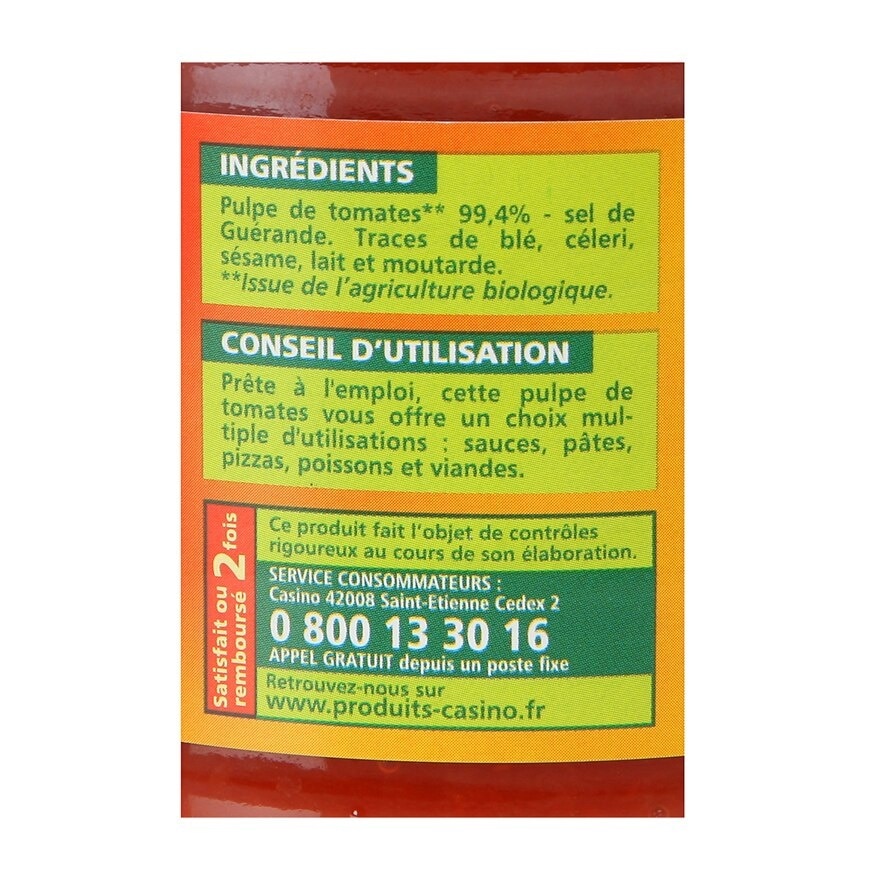 CASINO BIO Organic Tomato Pulp