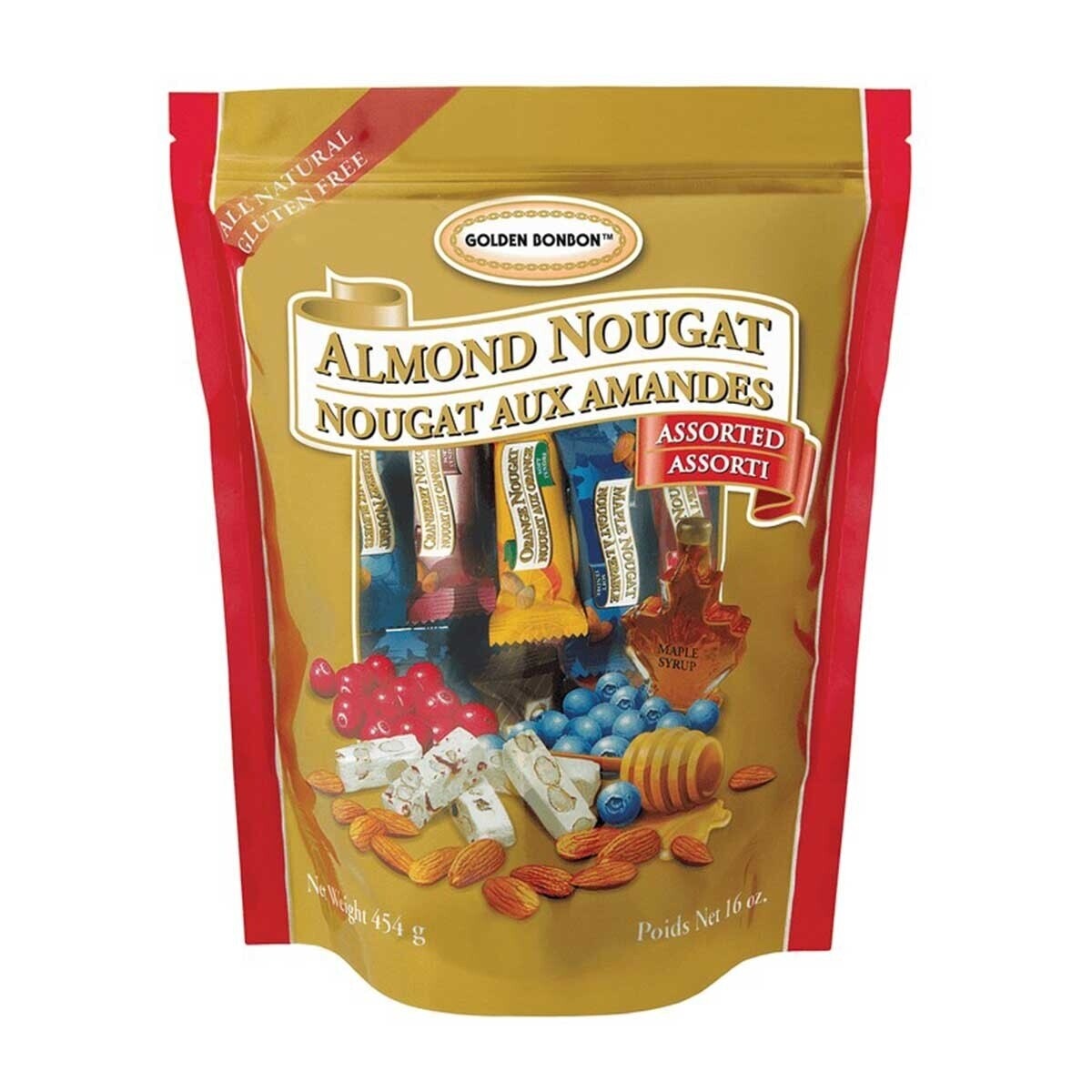 GOLDEN BONBON Almond Nougat - Assorted