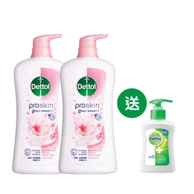 Dettol Proskin ボディソープ ZeeNuNew DETTOL PROSKIN FREESIA & PEAR SHOWER CREAM TWIN PACK | Body