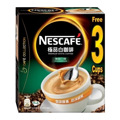 NESCAFE Prm White Coffee Unswt 17+3