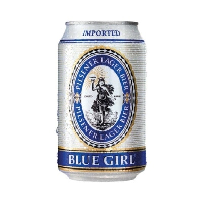 Blue Girl Beer Can (case)