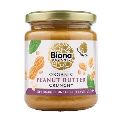BIONA Peanut Butter Crunchy Unsalted