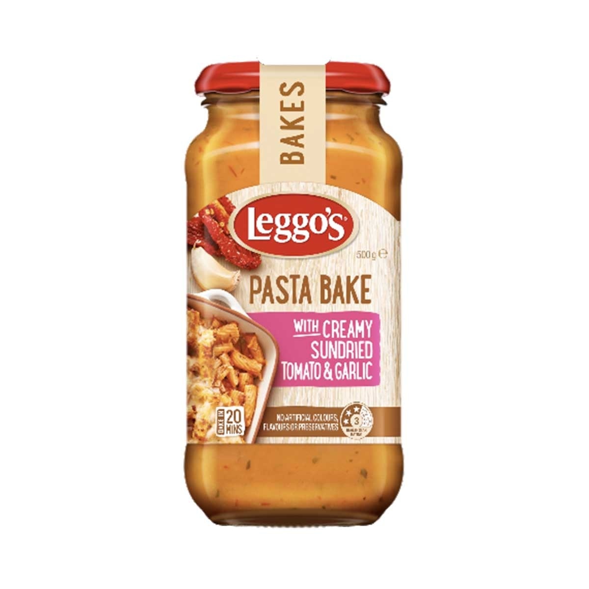 LEGGOS Creamy Dried Tomato Pasta Bake