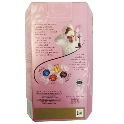 LINDT Assorted Pink Cornet Chocolate