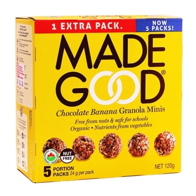 MADEGOOD 迷你朱古力香蕉穀物能量球