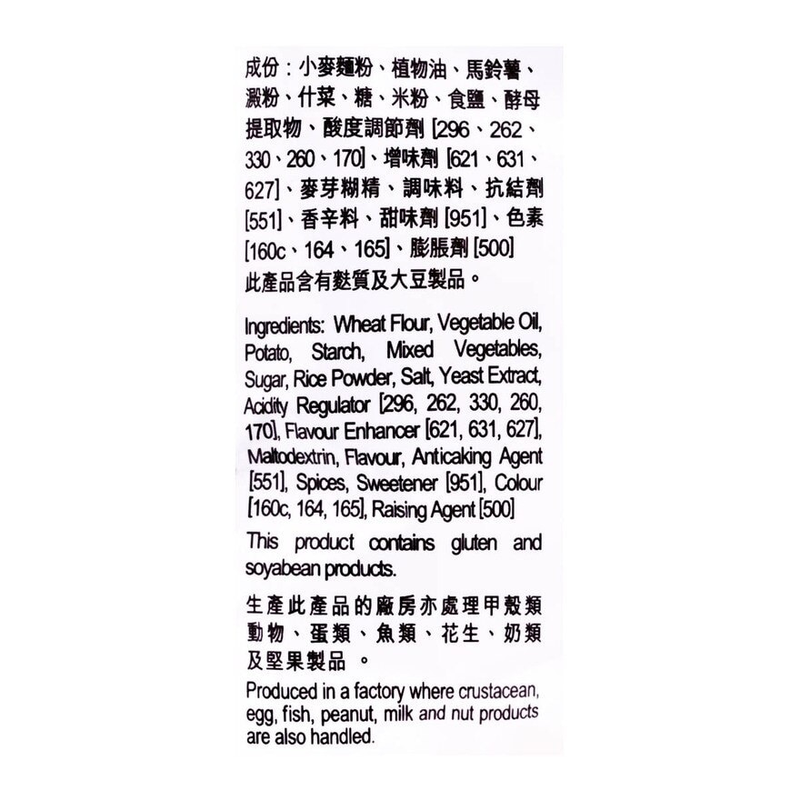 卡樂B 田園蕃茄味什菜薯條四連包
