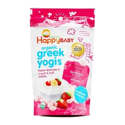 HAPPY FAMILY Yogurt Drops Sb&b Greek 7-9+m