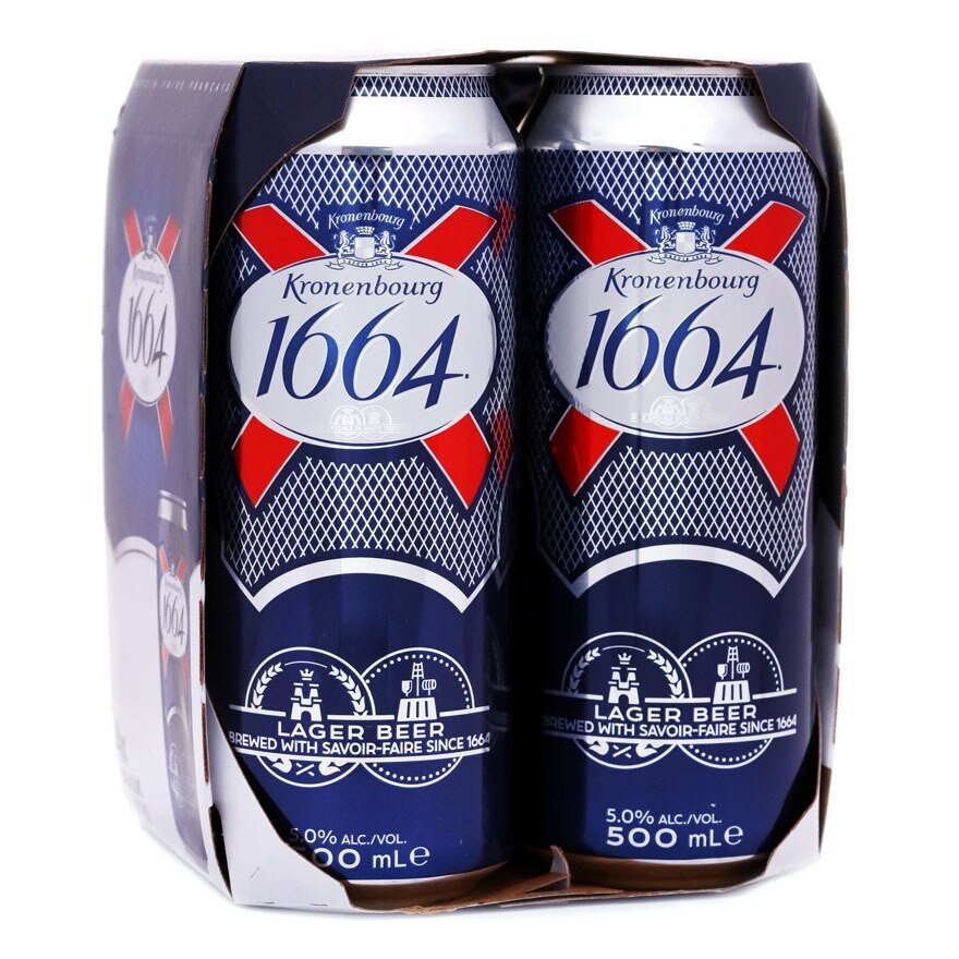 Kronenbourg 1664 Kronenbourg1664 Lager 4's King Can