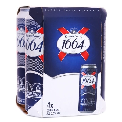 Kronenbourg 1664 Kronenbourg1664 Lager 4's King Can