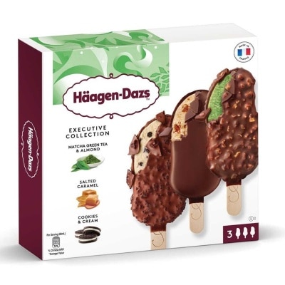 HAAGEN-DAZS 尊尚系列脆皮雪糕批組合３支裝 [法國](急凍 -18°c)