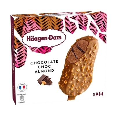 HAAGEN-DAZS 朱古力杏仁脆皮雪糕批 [法國](急凍 -18°c)