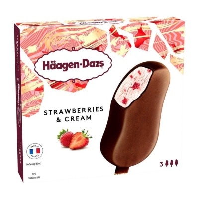 HAAGEN-DAZS 士多啤梨脆皮雪糕批