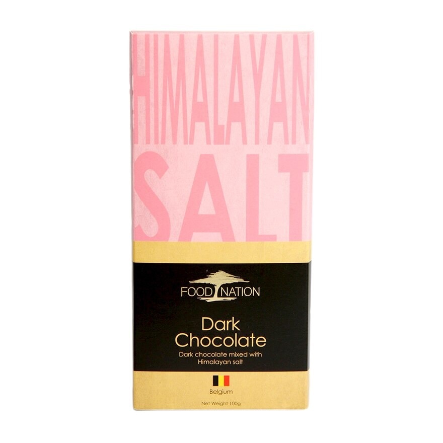 FOOD NATION Dark Chocolate With Himalayan Salt