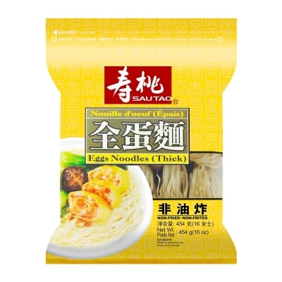 壽桃牌 全蛋麵-粗