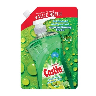 CASTLE Antibac Conc Dish Dete(lime)refill