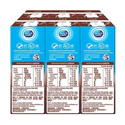 DUTCH LADY Chocolate Milk Beverage 6 X 225 Ml