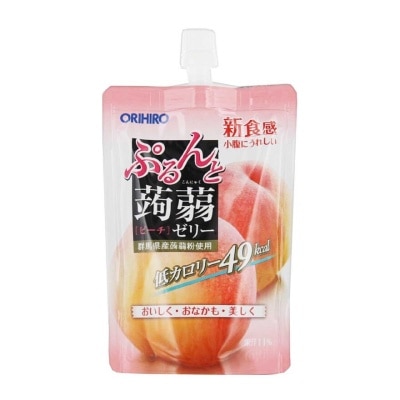 ORIHIRO Konnyaku Jelly Stand Pouch Peach