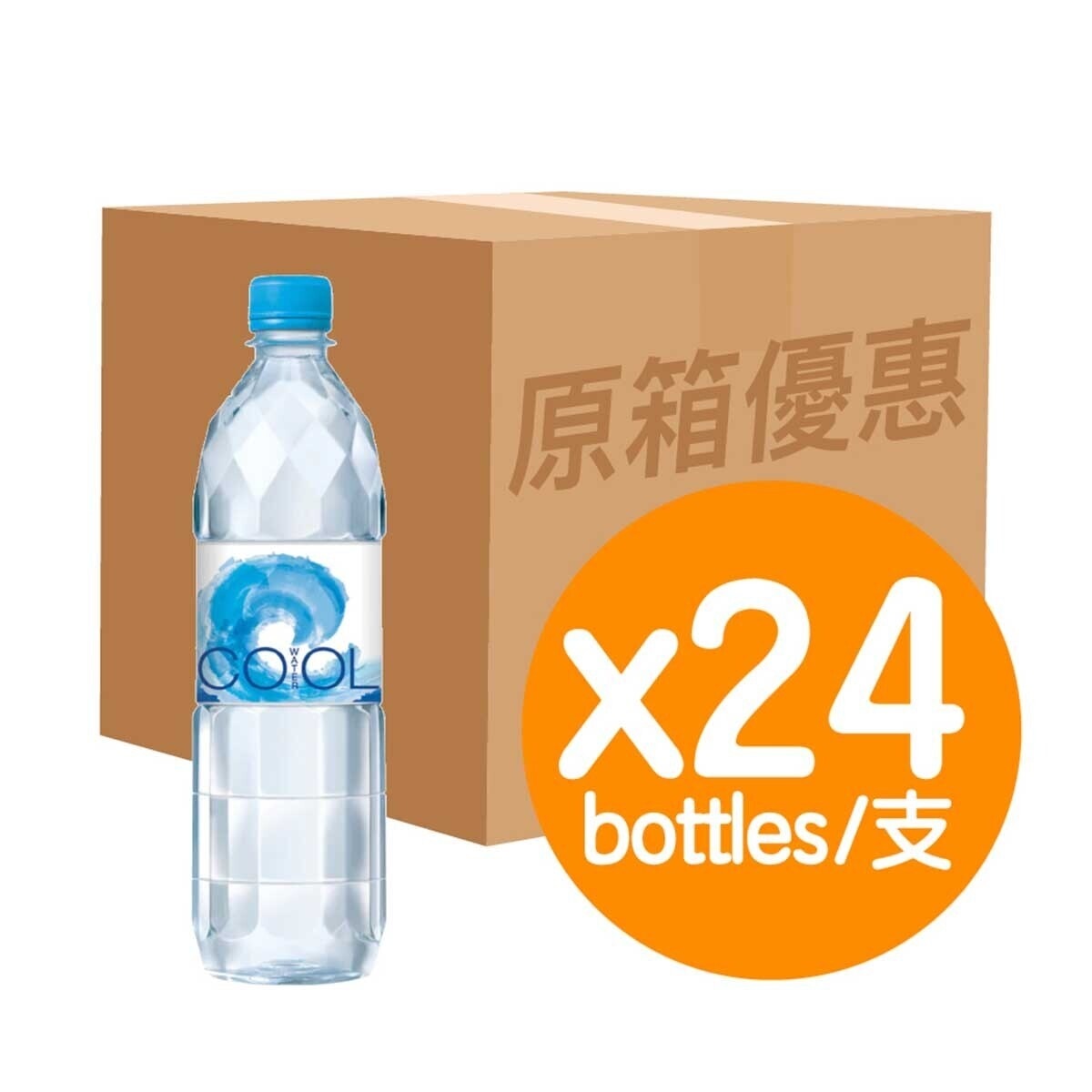 COOL Cool Water 24 Bottles X 750 Ml