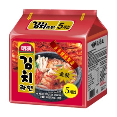 MYUNG DONG Myung Dong Kimchi Ramen 120g X 5 Packs