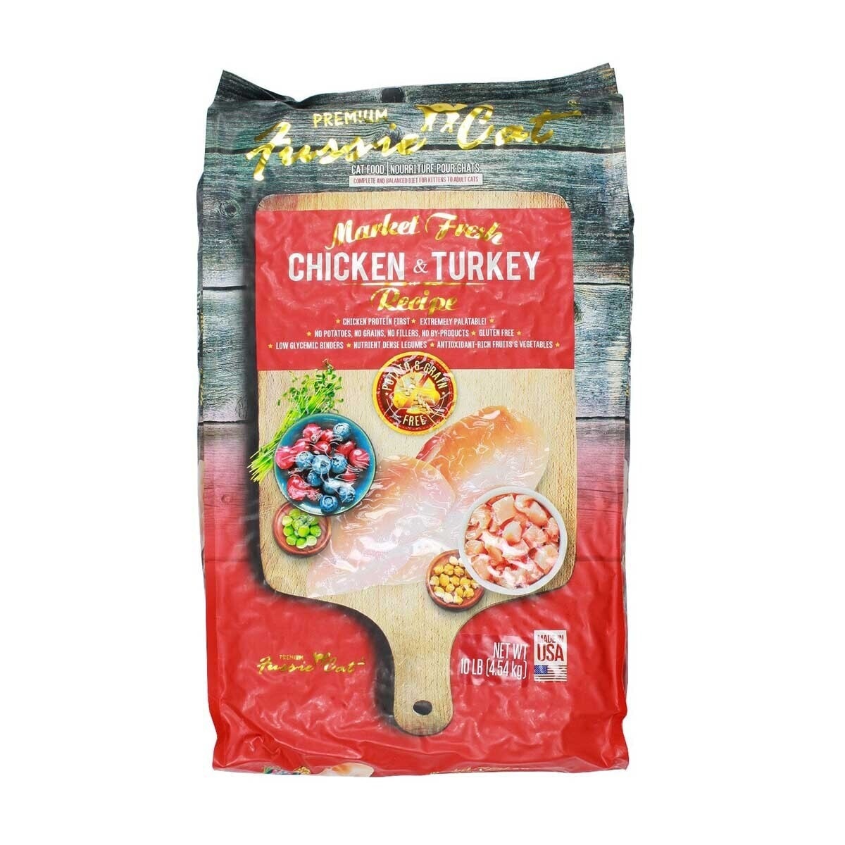 FUSSIE CAT Market Fresh Chicken&turkey Formula