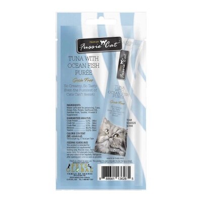 FUSSIE CAT Fc Puree Prem Tuna & Ocean Fish-case