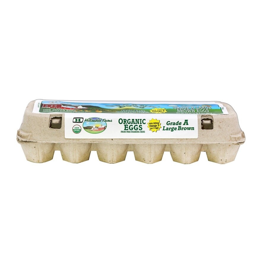 HILLANDALE FARM Organic Eggs (l) [ Usa](chilled 0 4°c) image
