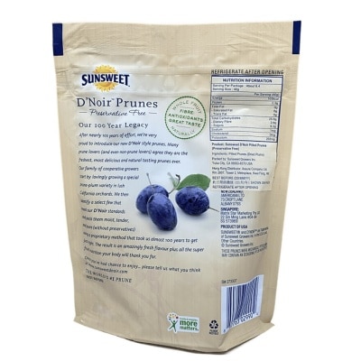 SUNSWEET D'noir Pitted Prune (preservative Free)