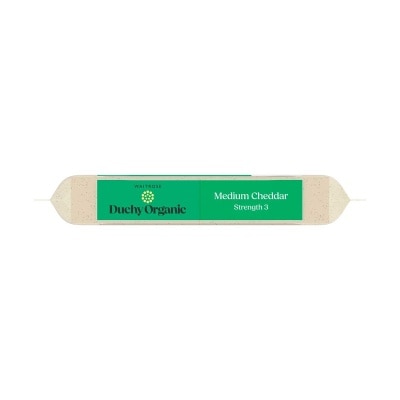 WAITROSE DUCHY Organic Medium Cheddar S3 [ Uk](chilled 0-4°c)