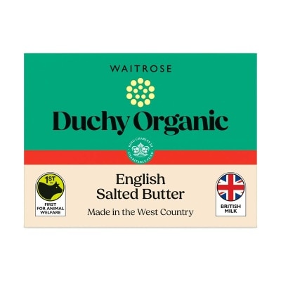 WAITROSE DUCHY Organic English Butter - Salted(chilled 0-4°c)