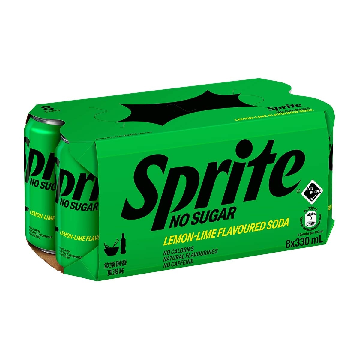 SPRITE No Sugar Lemon-lime Flavoured Soda