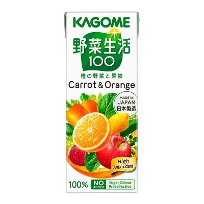 KAGOME 甘筍混合汁紙包裝