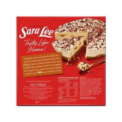 莎莉 鹽味焦糖芝士蛋糕 (急凍 -18°c)