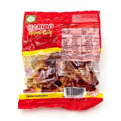 HARIBO Haribo Happy Cola Gummy 80g