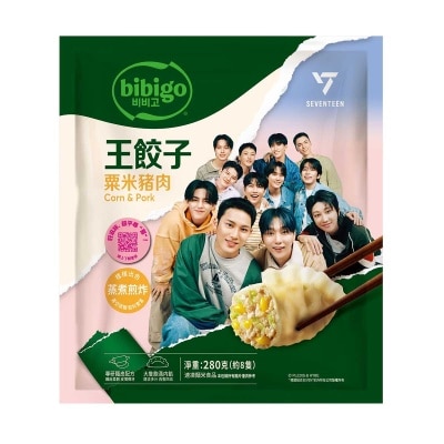 CJ BIBIGO Corn & Pork Royal Dumpling (random Packaging)