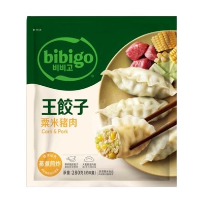CJ BIBIGO Corn & Pork Royal Dumpling (frozen -18°c) (random Packaging)