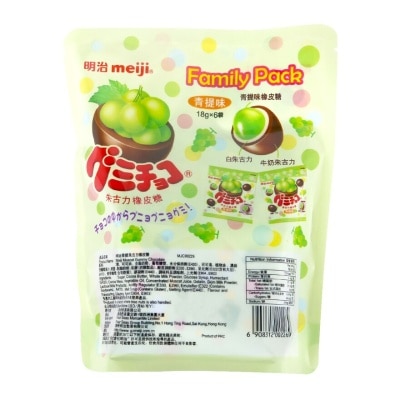明治 朱古力橡皮糖家庭裝（青提味）