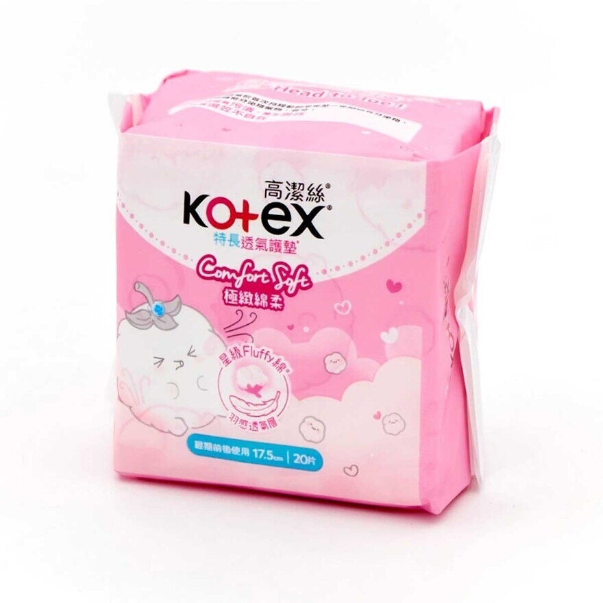 KOTEX Kotexcomfort Soft Liner Long 17.5cm 20s