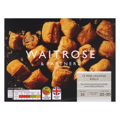 WAITROSE 香腸卷 (急凍 18°c) image
