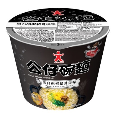 公仔 黑白胡椒豬骨湯味碗麵