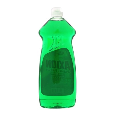 AXION Spring Fresh Lime Action Dishwashing Liquid With Powerful Oil Removal