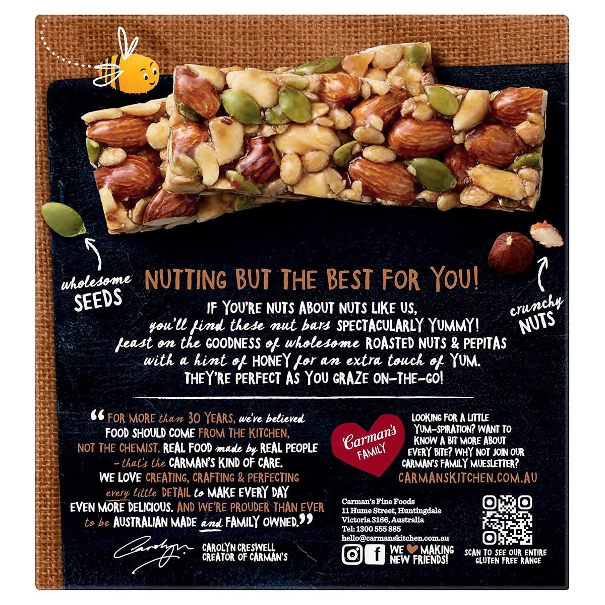 CARMAN'S Almond Hazelnut & Van Nut Bar image