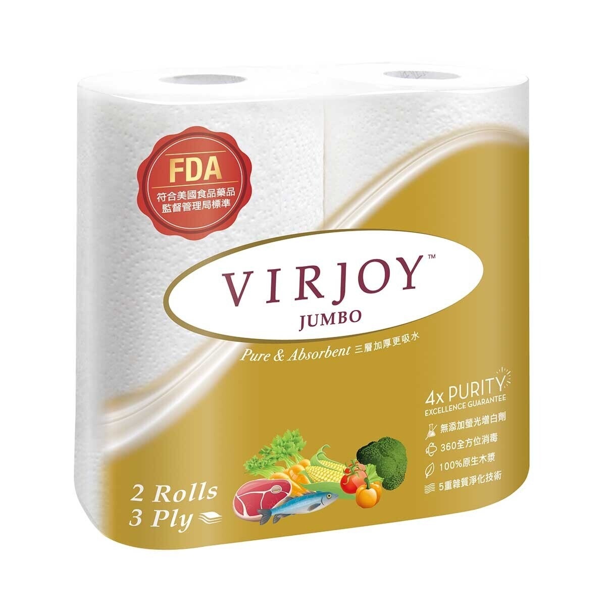 VIRJOY Virjoy Jumbo 3-ply Kt 2r