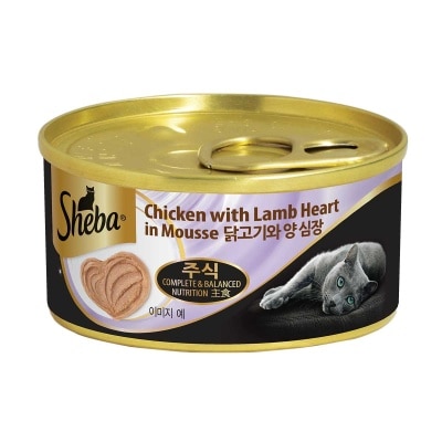 SHEBA 慕斯主食罐（雞肉慕斯佐羊心）