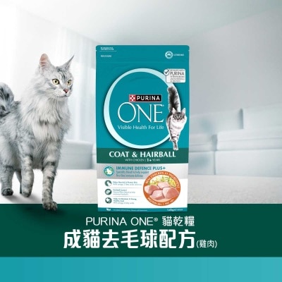 ONE - Adult Dry Cat Coat & Hairball 1.4kg