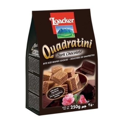 LOACKER Quadratini Dark Chocolate Wafer