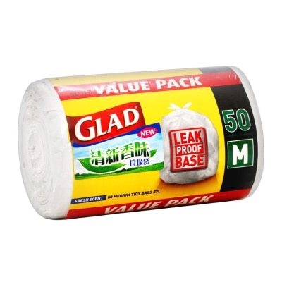 GLAD Wavetop Tie Scente Trash Bag-m