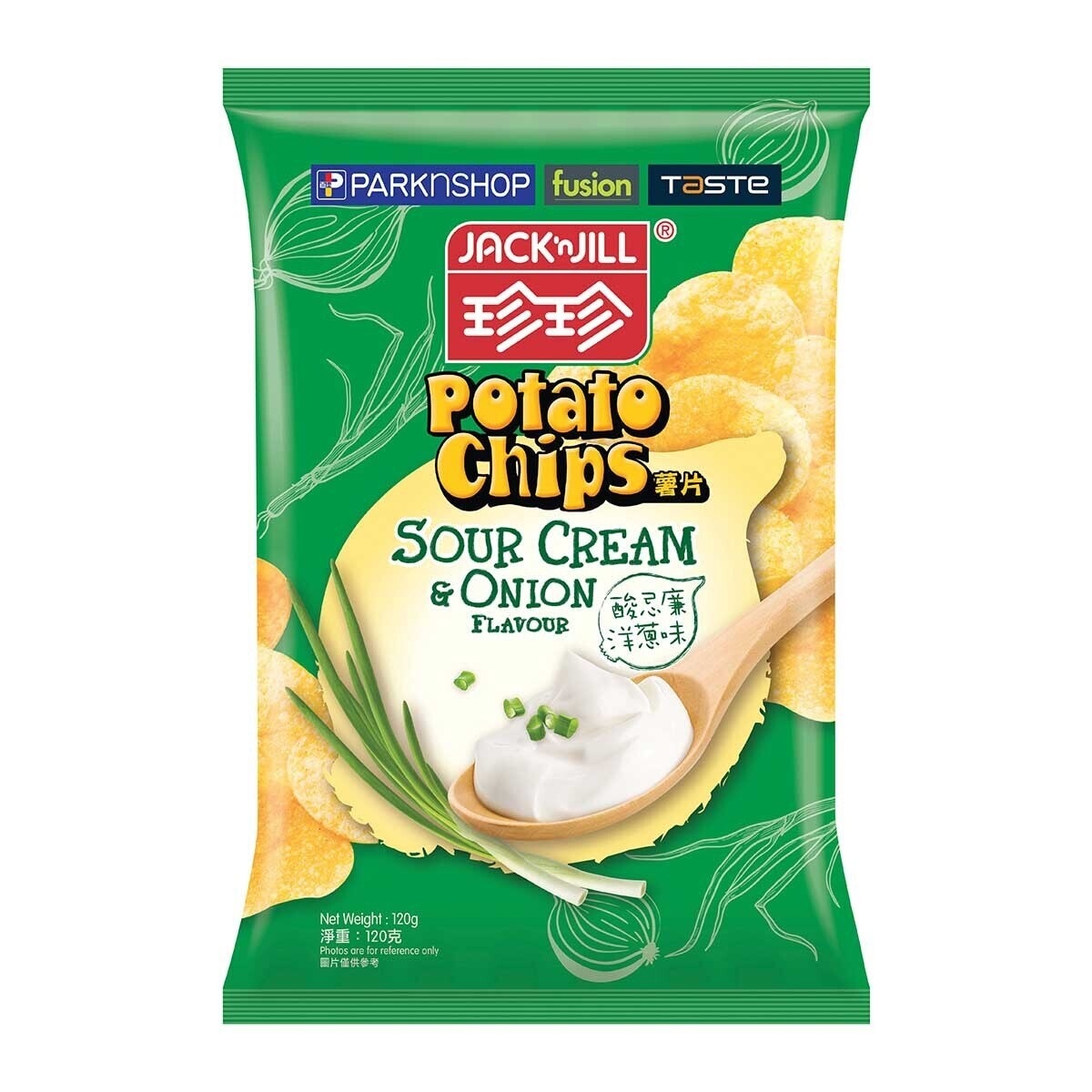 JACK'N JILL Sour Cream & Onion Flv Potato Chips